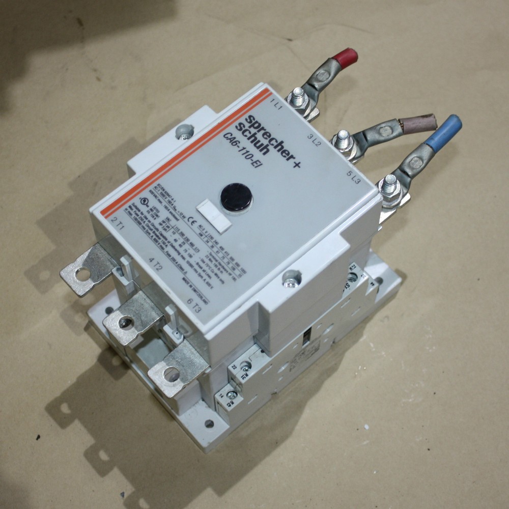 Sprecher schuh CA6-110-E Contactor 415V 160A 75kW 240V coil