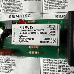 Functional Devices RIBMU1S 15AMP SPST 120V TRACK MOUNT RELAY