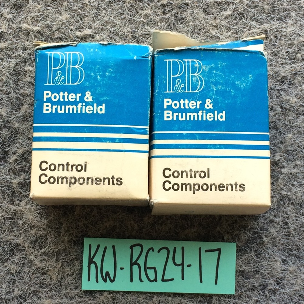 Lot of 2 Potter & Brumfield 4A366 KUP-11D15-24 Control Components