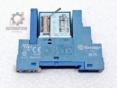FINDER TYPE 40.52 24VDC POWER RELAY WITH 95.75 SOCKET – LOT OF 4