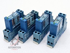 FINDER TYPE 40.52 24VDC POWER RELAY WITH 95.75 SOCKET – LOT OF 4