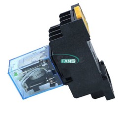 1-10* MY4NJ 12V/24V/110V/220V Coil Power Relay DIN Rail Mounted Base 14 Pin Lot