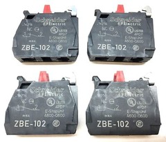 Schneider Electric E-Stop Unit Contact Block [Lot of 4] NOS