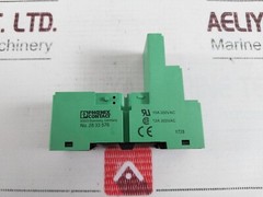 Lot Of 10X Phoenix Contact 28 33 576 Relay Socket 12A 300VAC