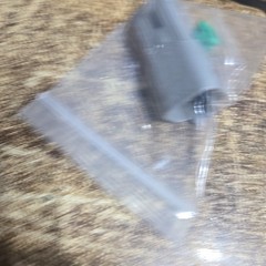 HRF-MD5 PBP, Momentary On/Off Foot Switch, Piggyback Plug, Aluminum KACOM