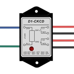 OONO DPST 1NO 1NC 8Amp Power Relay Module, AC/DC 12V Control Voltage