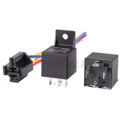 5Pcs/set JD1912 Waterproof Automotive Relay Car Relay 12V 40A 4Pin 5Pin Auto