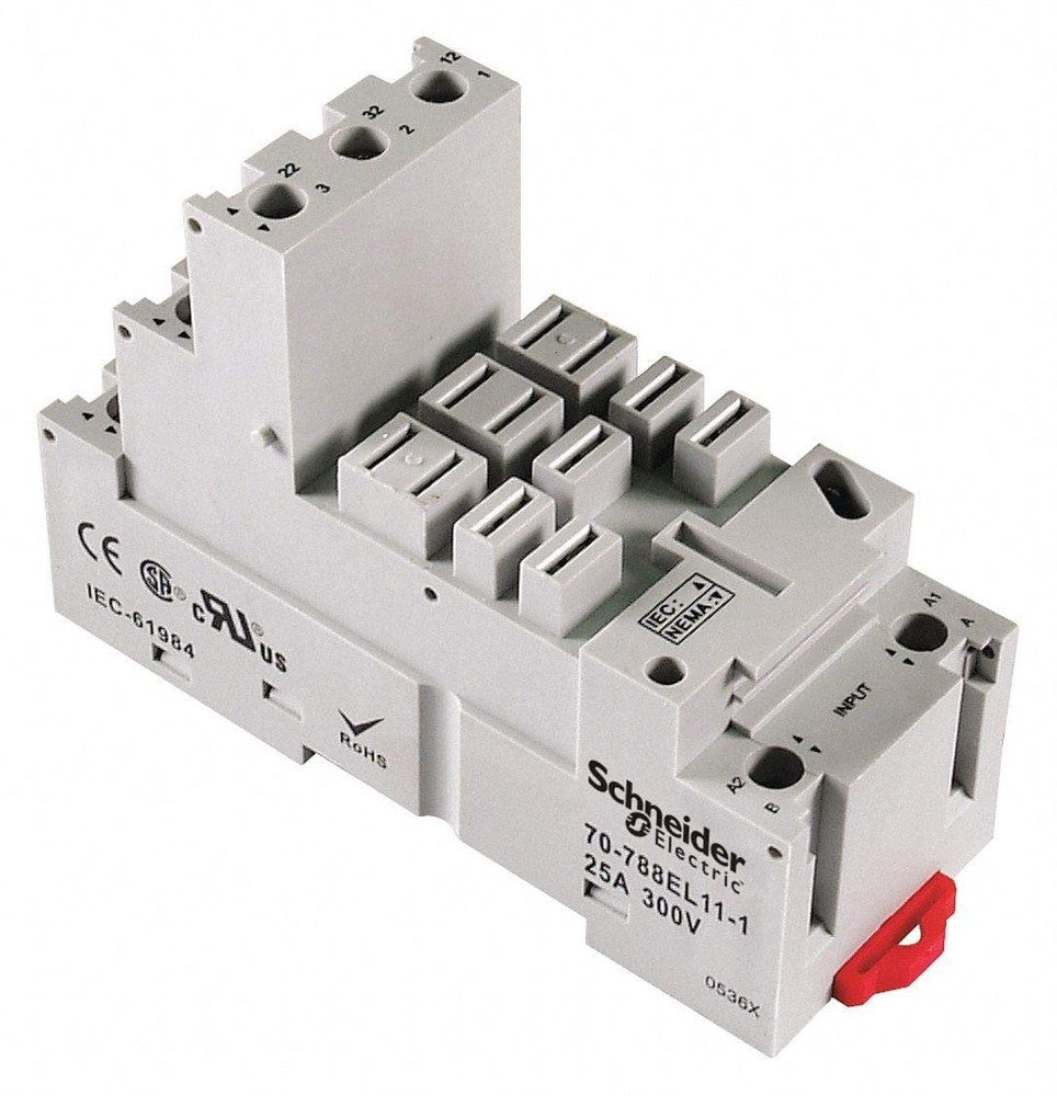 Magnecraft Relay Socket, Type: Elevator, Style: Square, 11-70-788EL11-1