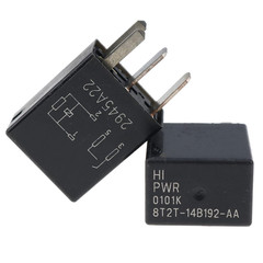2X 4-PIN Relay Black Multi-Purpose Relay for Fusion F150 F-250