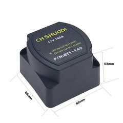 CH SHUODI 12V 140 Amp Smart Dual Battery Isolator Voltage Sensitive Relay (VSR)