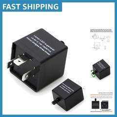 3-Pin CF-13 LED Electronic Flasher Relay – Speed Adjustable Turn Signal Upgrade