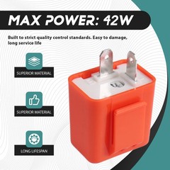 2 Pin Motorcycle Speed Adjustable LED Turn Indicator Flasher Relay 12V A9W2