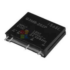 10PCS G3MB-202P Solid State Relay 5V DC-AC PCB SSR 5V DC Out 240V AC 2A Module