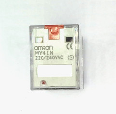 OMRON MY4IN 220/240AC POWER RELAY 4PDT 240V 5A MY Socket Non Latching