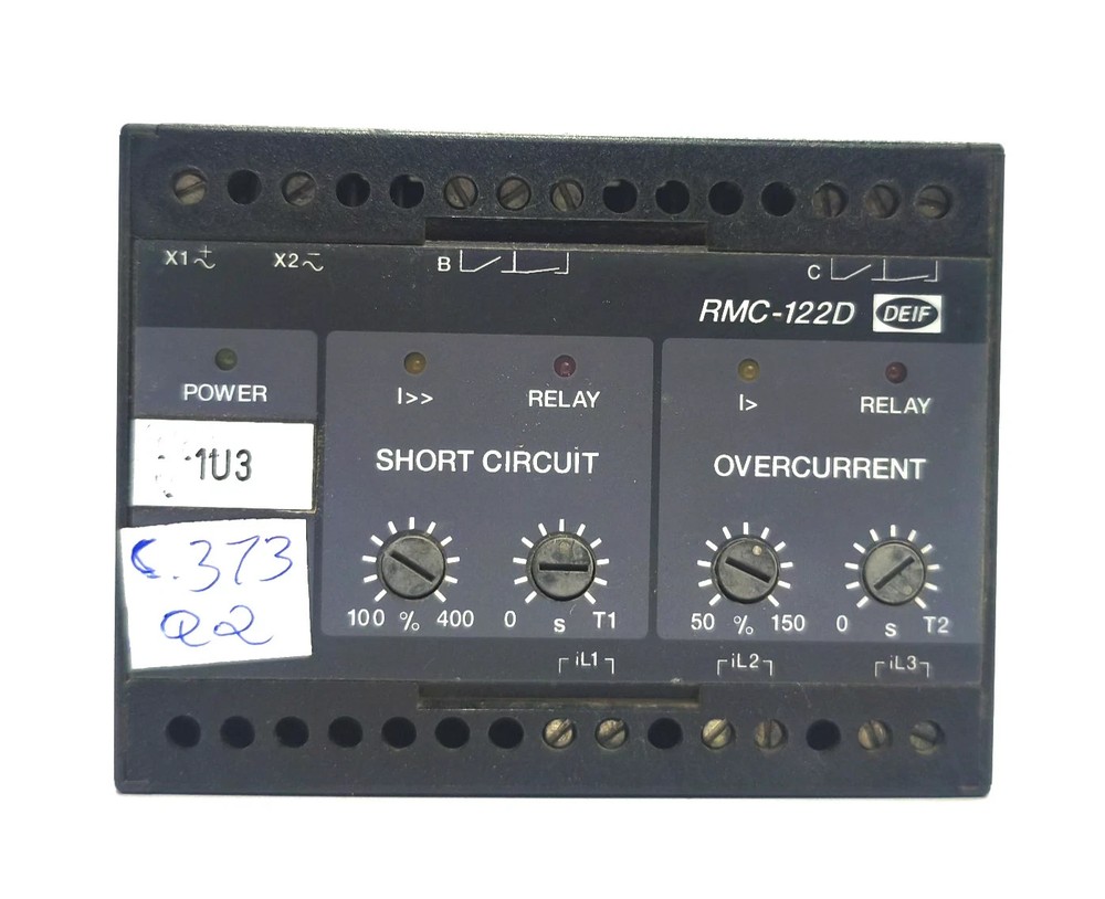 DEIF RMC-122D SHORT CIRCUIT & OVERCURRENT RELAY