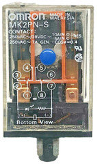 Omron MK2PN-S Relay Module, 250V, General Purpose, used (NN)
