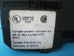 FURNAS Control Relay Coil Contactor 10A 120V Series E Cat. 46US31 Tested