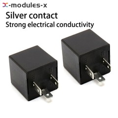 DC12V 24V 180W Car Flasher Relay Turn Signal 3-Pin Car Motorcycle Steering Relay