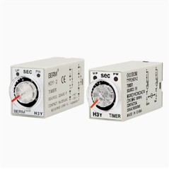 H3Y-2/-4 AC220V DC24V DC12V Power On Timer Time Delay Relay Socket Base 1s~60Min
