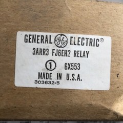 General Electric G.E. Relay 3ARR3FJ6EH2 3ARR3 FJ6EH2 Relay, 6×553 NEW