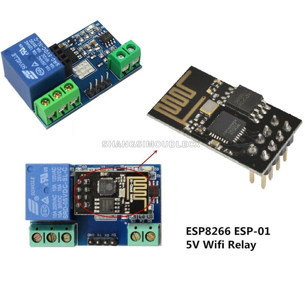 5V Wifi Relay Module +ESP8266 ESP-01S for TOI APP Controller Smart Home NEW