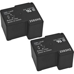 G8P-1A4P Fully-Sealed PCB Relay 2-Pack 12VDC 30A 4-Pin for Dryer F01 Code