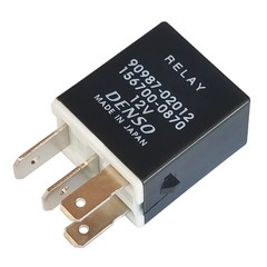 Automotive Relay 90987-02012, 156700-0870, 12VDC, 4-Pins, SPST, Plug in Type
