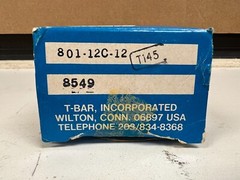 T-Bar Switch Power Relay, 12PDT, 12 V, 800 Series Panel MounT P/N 801-12C-12 New