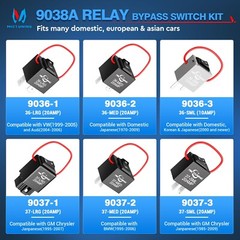 Universal #9038A Relay Bypass Switch Kit with Amp Loop, 20 Amp (Pack of 6)