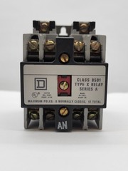 Square D 8501 Control Relay Form XO 40 Series A 20A Nema A600 2 AWG 12P