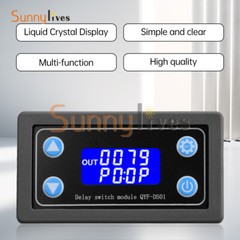 DC6-30V 1 Way Timing Delay Relay Module Cycle Timer Module LED Dual Display