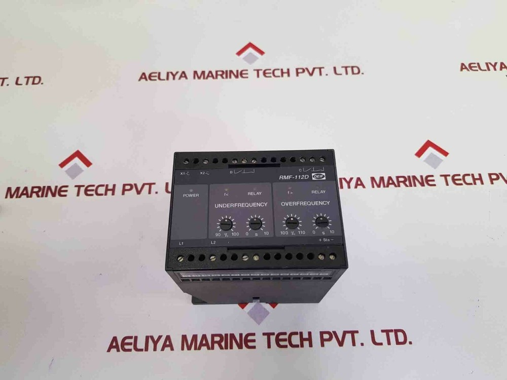 Deif RMF-112D Frequency Relay 440VAC 60 Hz