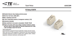 [1x] V23079 TEC P&B Signal Relay P2 Series Monostable 24VDC SMD