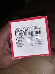 RIB 4.00” Track Mount Relay RIBMU1C 120 Vac