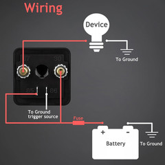 2 Pack 12V DC 120A Starter Relay Switch Car Heavy Duty Split Charge Continuous D