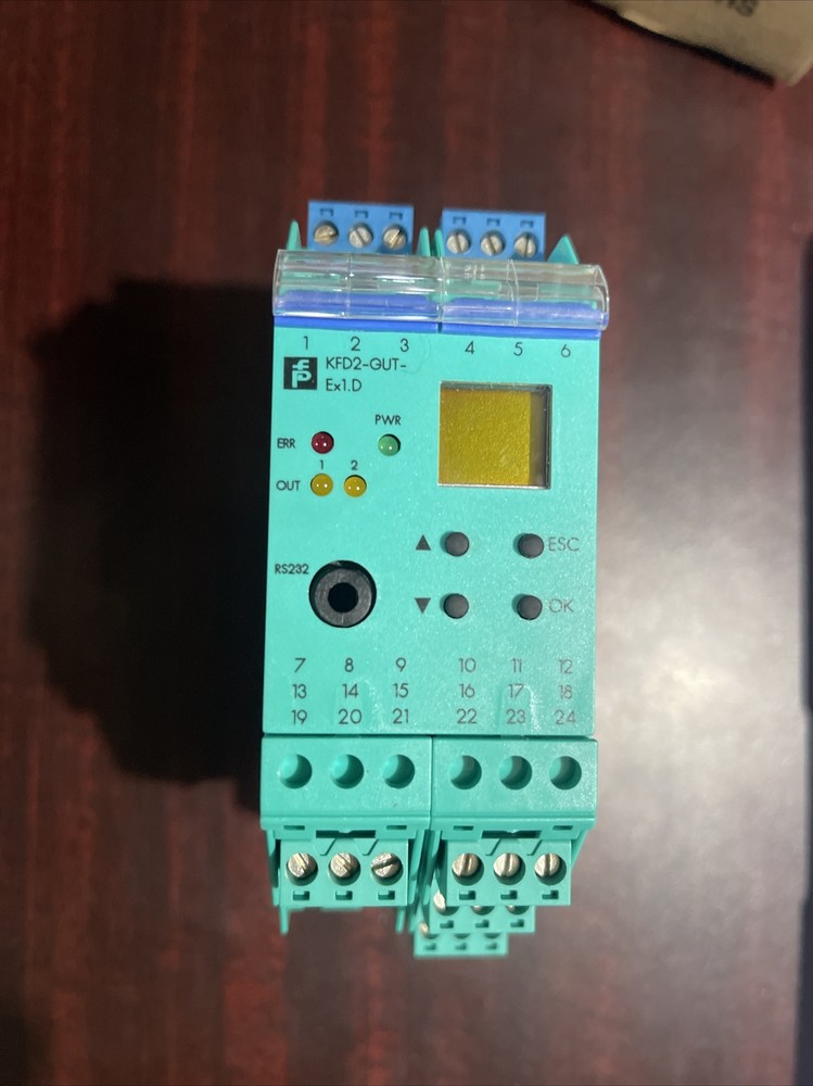 Intrinsically Safe Barrier Temperature Converter With Trip Values KFD2-GUT-EX1.D
