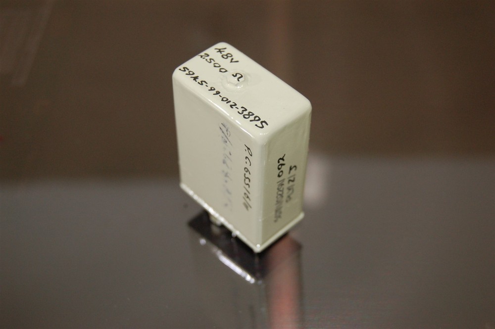 Marconi Instruments 48Vdc 2500 Ohm Mil-Spec Relay # PC65406-10