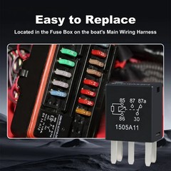 4x 5Pins Multi-Purpose Relay for Seadoo GTR GTX RXT XRS RXP-X WAKE 278003828