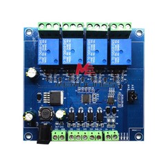 1-10x Modbus RTU DC7-24V 4 Channel Relay Control Switch RS485/TTL UART Module US