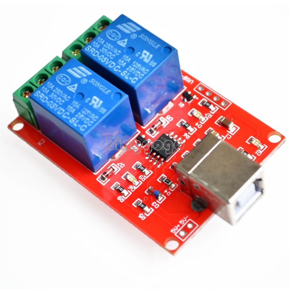 2-Channel USB Control Switch 2-Channel 5V Relay Module Relay Module