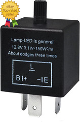 Led Flasher Relay CF-13 3 Pins Adjustable Turn Signal Relay CF13 EP34 – Flasher
