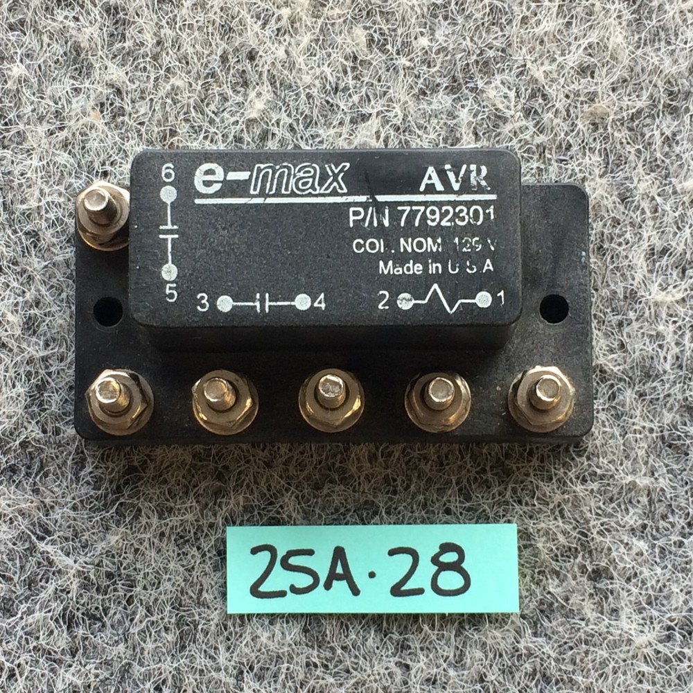 E-Max 7792301 Auxiliary Voltage Relay 129V 1 Year Warranty NOS