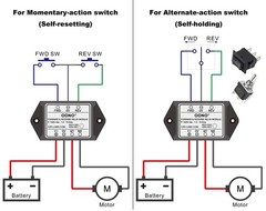 Forward and Reverse Relay Module for Motor/Linear Actuator, Reversing Relay M…