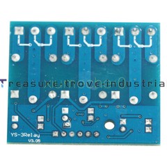 DC 3.3V 5V 3-Channel Relay Module With Optocoupler Isolation Compatible Signal