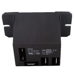 Power Relay DC12V 30A SPDT 1NO 1NC Flange Mount 10 Quick Connect Terminals Wires