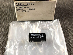 Magnecraft W172DIP-34 PCB Miniature Reed Relay SPDT 0.25A Rated 24VDC Coil