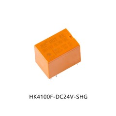 Mini Power Relays Yellow HK4100F-DC3V 5V 9V 12V 24V-SHG 4100 Relays 3A 6-Pin