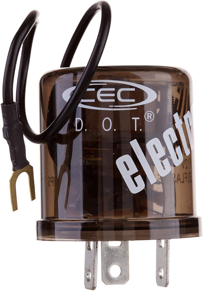 CEC Industries EF33RL 12V Heavy Duty 3-Pin Electronic Flasher Relay for LED and