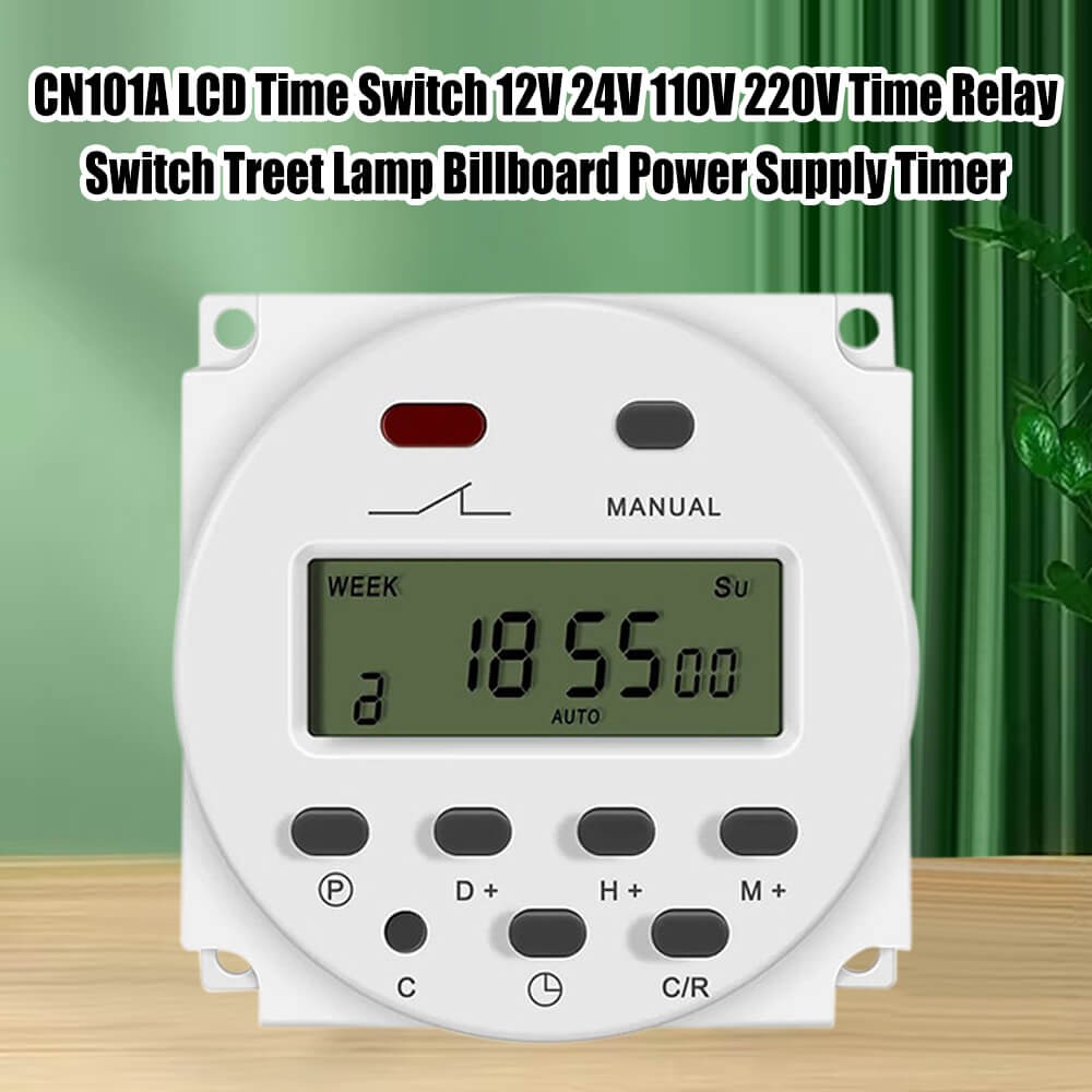 Digital LCD Power Programmable Timer Time Relay Switch Controller Power Timer