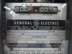 GE 12BDD15B1A Differential Relay Transformer Protection % Harmonic Restraint BDD